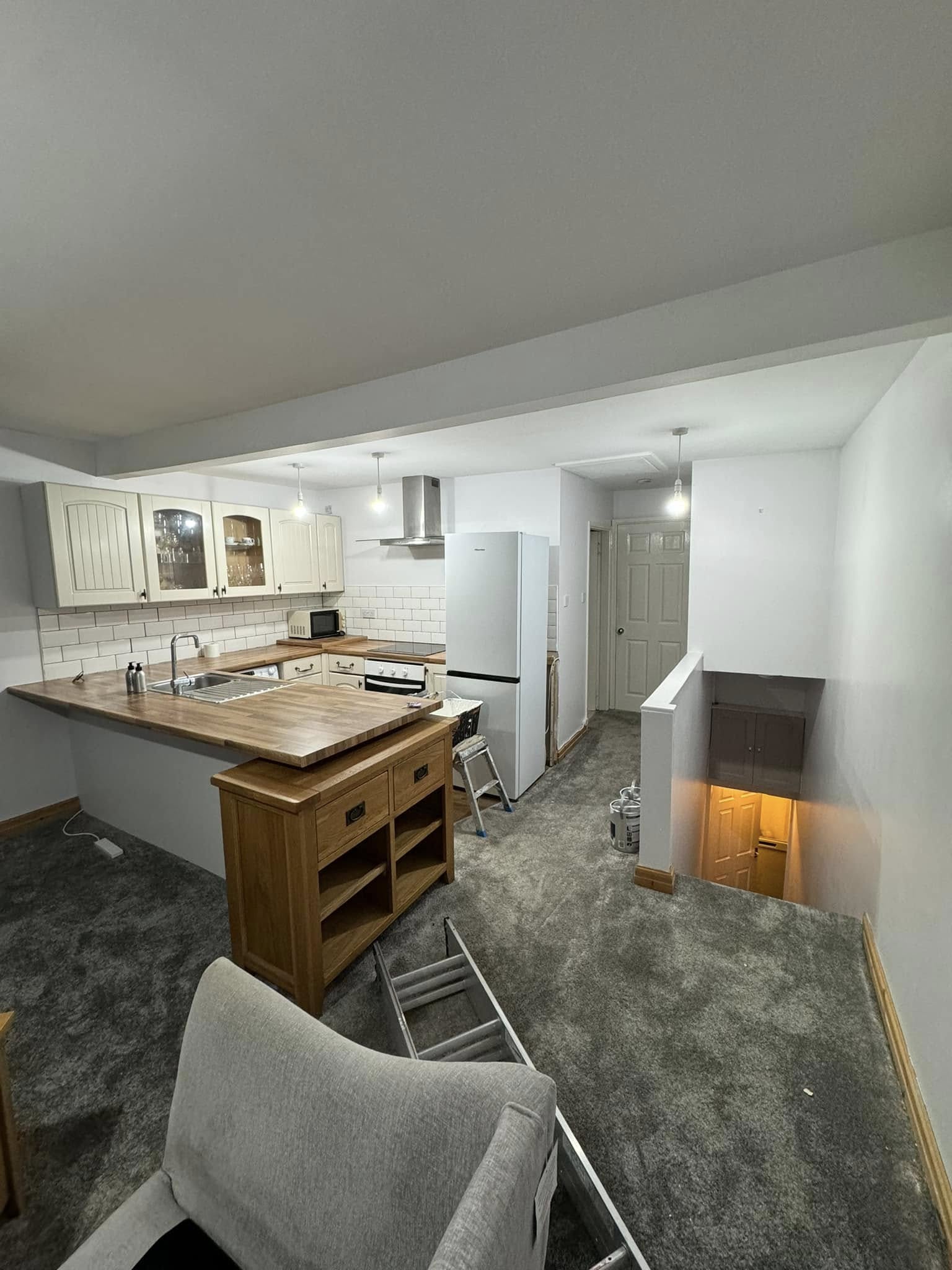 Commercial exterior painting project Northwich