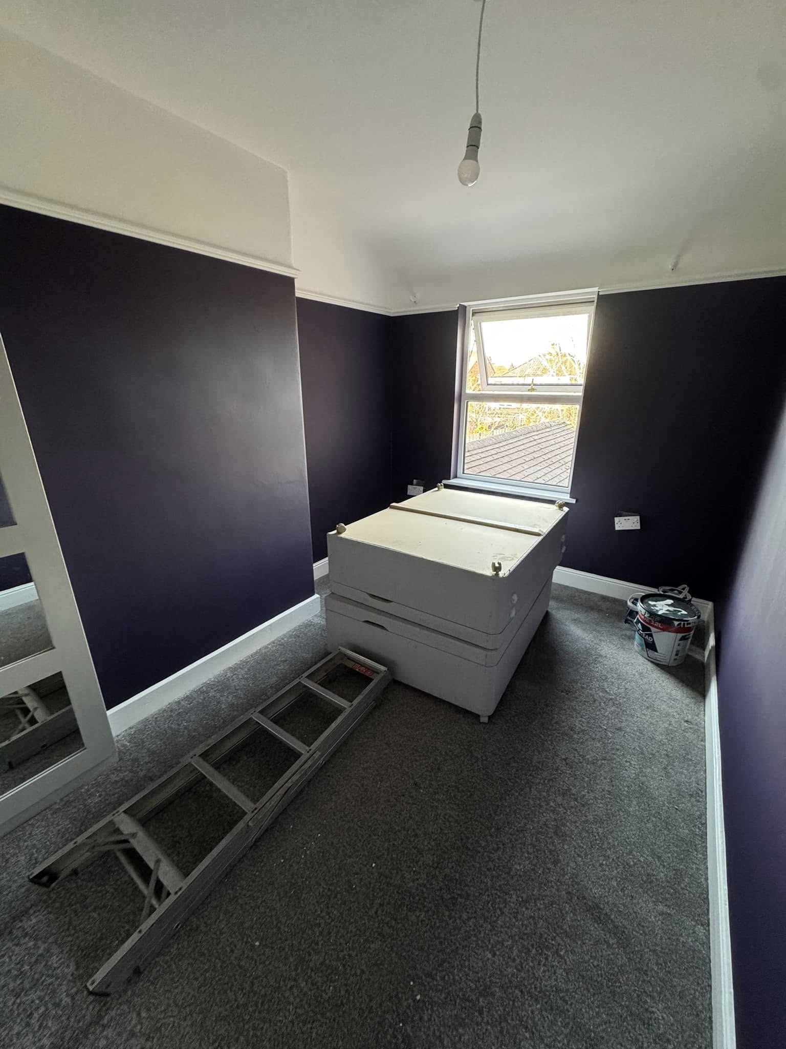 Fresh neutral wall colours in Rudheath home